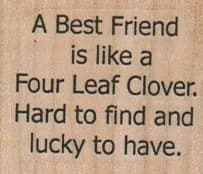 A Best Friend 1 1/2 x 1 1/4-0