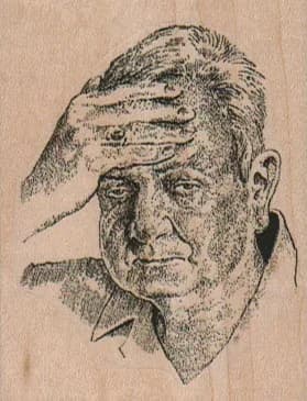 Worried Man 2 x 2 1/2-0