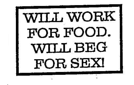 Will Work/Beg 1 x 1 1/2-0