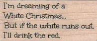 I'm Dreaming Of A White Christmas 1 x 2-0