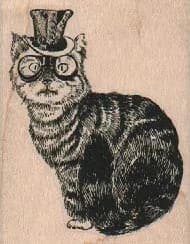 Steampunk Cat 2 x 2 1/2-0