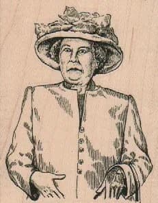 Aghast Woman 2 1/2 x 3-0