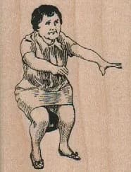Lady Squatting 2 x 2 1/2-0