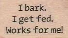 I Bark 1 x 1 1/2-0