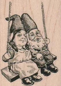 Swinging Gnomes 2 1/4 x 3-0
