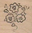 Stamp Affair Mary Helen Gould Flowers 1 1/4 x 1 1/4-0