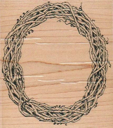 Stampington & Company P2002 Grapevine Wreath 5 x 4 1/4-0