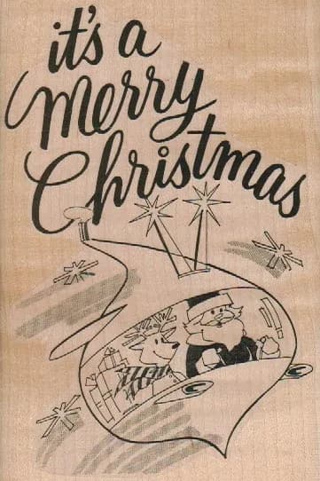 It's A Merry Christmas 3 3/4 x 5 1/2-0