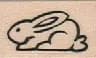 Bunny Rabbit 3/4 x 1-0