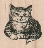 Cat Lying Down 1 3/4 x 1 3/4-0