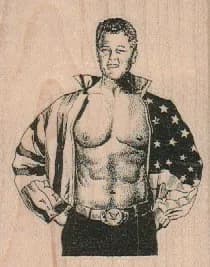 Patriotic Shirt Man 2 1/4 x 2 3/4-0