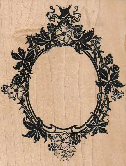 Magenta Flower Frame 4 1/2 x 5 3/4-0