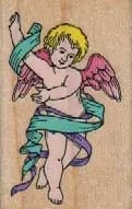 Hero Arts C873 Cherub With Ribbons 1 1/4 x 2-0