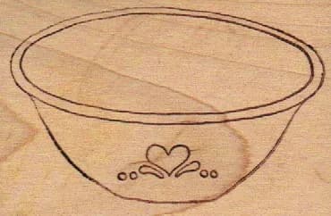 Art Gone Wild M1-372 Bowl Art by Darby 2 1/2 x 3 3/4-0