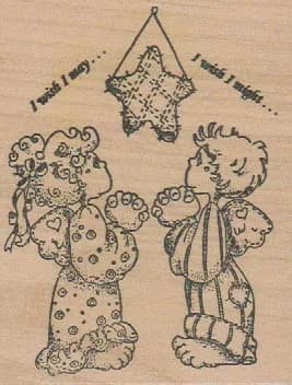 Stamp Affair Mary Helen Gould I Wish I May 3 1/2 x 2 3/4-0