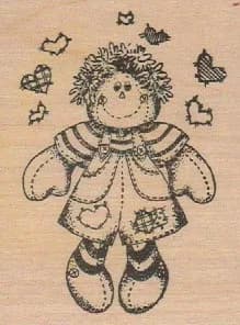 Stamp Affair Mary Helen Gould Doll 3 x 2 1/4-0
