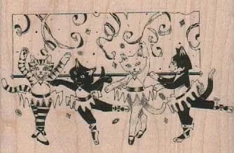 Cat Ballerinas 3 1/2 x 2 1/4-0