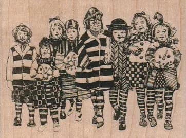 Group Of Girls 3 3/4 x 2 3/4-0