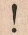 Exclamation Mark Small 3/4 x 3/4-0