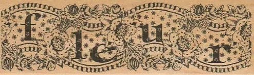 Stampers Anonymous Fleur 1 1/2 x 5-0