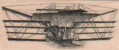 Steampunk Plane 2 x 4 1/4-0