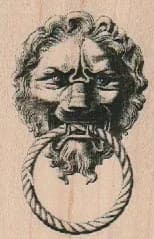 Lion Face Door Knocker 1 3/4 x 2 1/2-0