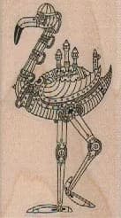 Steampunk Flamingo 1 1/2 x 2 1/2-0