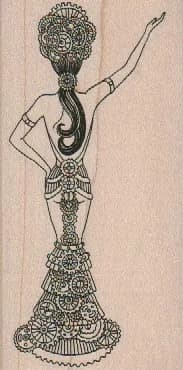 Steampunk Showgirl 2 x 3 3/4-0