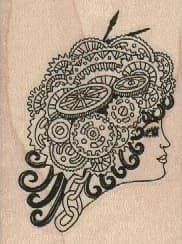 Steampunk Gear Hair 2 x 2 1/2-0