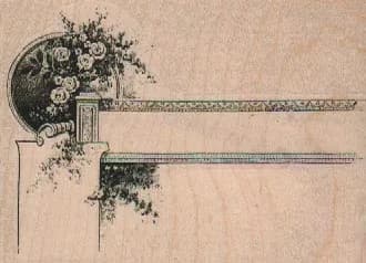 Flowered Corner Joint 3 1/2 x 2 1/2-0