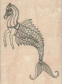 Steampunk Sea Horse 2 1/4 x 3-0