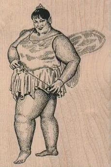 Large Fairy Lady 2 1/2 x 3 1/2-0