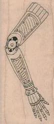 Steampunk Arm 1 1/4 x 2 1/2-0