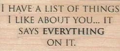 I Have A List 1 1/4 x 2 1/2-0