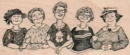 Five Ladies 2 x 4 1/4-0