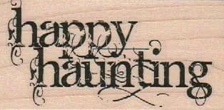 Happy Haunting 1 3/4 x 3 1/4-0
