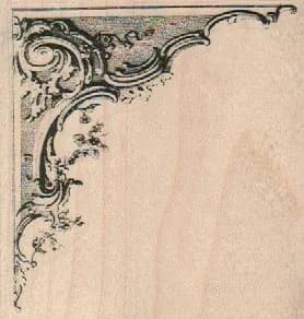 Ornate Corner (right) 3 x 3-0