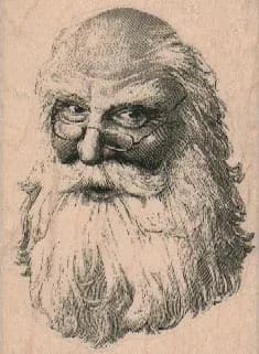 Santa Face 2 1/2 x 3 1/4-0