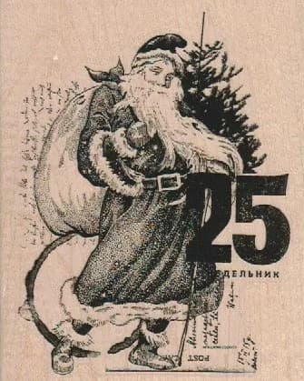 Santa Collage 3 1/2 x 4 1/4-0