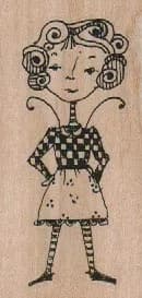 Curly Haired Lady 1 1/2 x 2 3/4-0