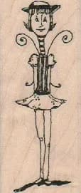 Skinny Hat Lady 1 1/4 x 2 3/4-0