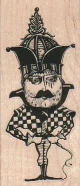 Whimsical Man With Whip 1 3/4 x 3 3/4-0