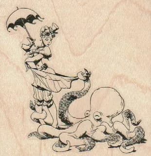 Sepiatone Suntan Ad by Brian Kesinger 3 1/4 x 3 1/4-0