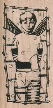 Winged Boy 2 x 3 3/4-0