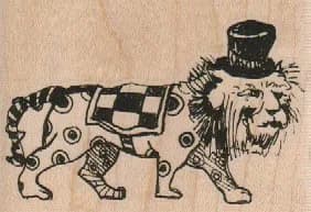 Lion In Hat 3 x 2-0