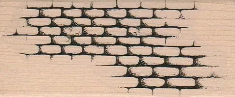 Brick Background 2 1/4 x 5-0