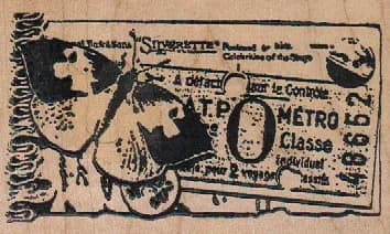Crafty Individuals Travel Background 3 3/4 x 2 1/4-0