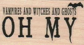 Vampires And Witches And 1 3/4 x 2 3/4-0