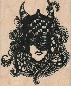 Whimsical Face 2 1/2 x 3-0