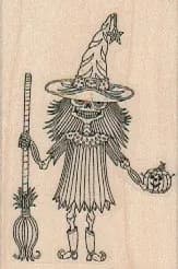 Skeleton Witch 1 3/4 x 2 1/2-0